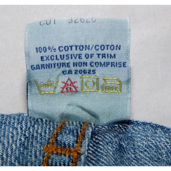 Guess Workwear Original Design Blue Carpenter Jeans Mens 33 x 33 - Picture 3 of 11